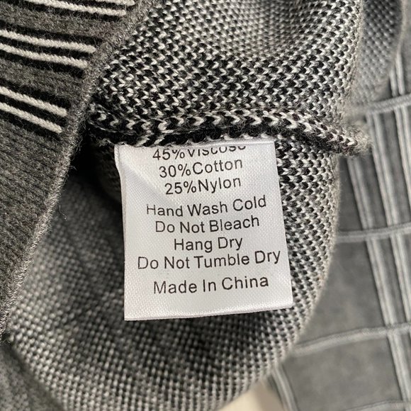 Grey Windowpane Sweater - Picture 5 of 10